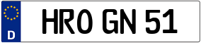 Truck License Plate